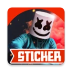 marshmello stickers for whatsa android application logo